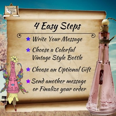 message in a bottle gift