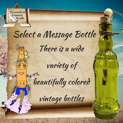 message in a bottle gift