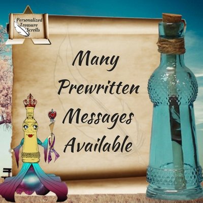 message in a bottle gift