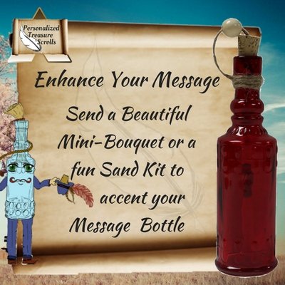 message in a bottle gift